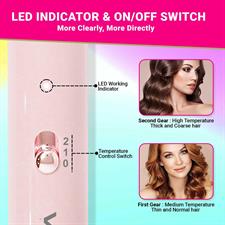 VGR V-565 Professional Electric Hair Curling Wand | Fast Heating Curling Tong 19mm Ceramic Hair Curler