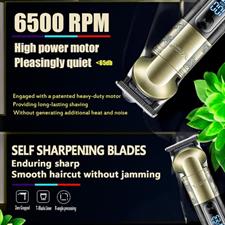 VGR Professional Hair Trimmer V-296 Titanium coated stainless steel blade 1200mAh Lithium battery Cord/Cordless USB Charging