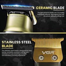 VGR V-991 Professional Hair Trimmer, Ceramic and Stainless Steel Blade