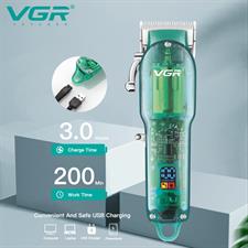 VGR V-660 Professional Rechargeable cordless Hair Clipper with Self Sharpening Blades