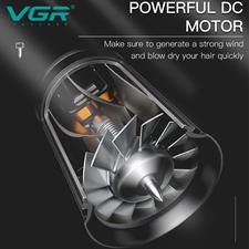 VGR V-439 Professional Foldable Hair Dryer 1600 Watts Cool Shot Button