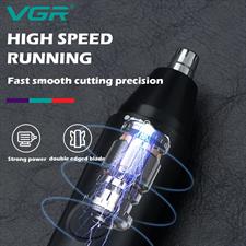 VGR V-613 Ear, Nose & Eyebrow Trimmer Professional USB Rechargeable Nose Trimmer for Men and Women