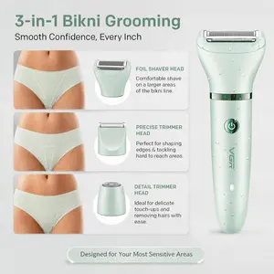VGR V-735 Professional 3 in 1 Lady Shaver Set for Women