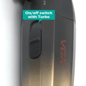 VGR V-003 Professional Salon Quality Hair Clipper - High-Performance 9000 RPM Motor with Turbo Mode