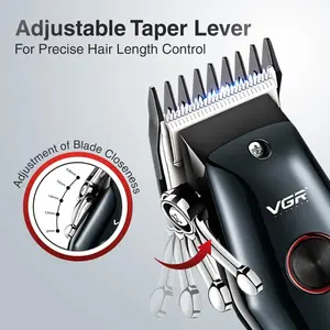 VGR V-969 Professional Salon Series Hair Clipper - 180 Minutes Runtime, Turbo Function