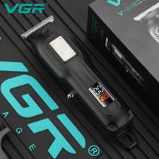 VGR V-918 Digital Display Professional Cordless Hair Clippers Hair Grooming Set Beard Trimming