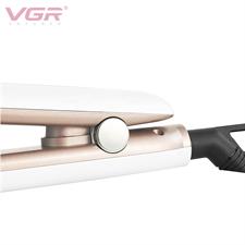 VGR V‑522 23 mm Ceramic Flat Iron – Slim Plate, LED Display, 150–230 °C Adjustable, Uniform Heat, 360° Swivel