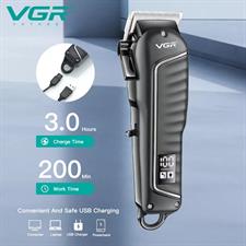 VGR V-683 Professional Hair Clipper For Men With Quick Charge - 200 Mins Run time