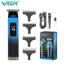 VGR VL-985 Limited Edition Professional Hair Clipper, Salon Trimmer with Turbo Mode, Digital Display, Springless Blades