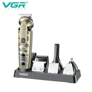 VGR V-103 8-In-1 Face Hair Body & Private Parts Multi Grooming Kit