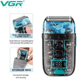 VGR V-645 Professional Barber 3 in 1 Combo Kit