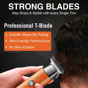 VGR V-943 Professional Hair Trimmer for Men | Precision T-Blade Cutting With 100 Min Runtime & Turbo Mode
