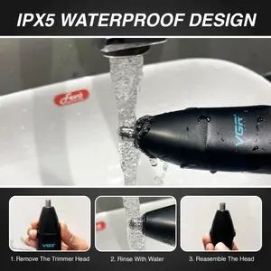 VGR V-603 Professional Nose & Body Trimmer | 1200mAh Lithium Battery With IPX5 Waterproof & USB Type-C Charging