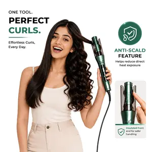VGR V-583 Professional Electric Hair Curler | Stylish Hair Styling Powerful Automatic Professional Hair Curler | 360° Swivel Cord with 220° C Max Heat Setting