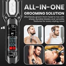 VGR V-900 Professional Salon Series Hair Trimmer for Men's - 120 Min Runtime, Ceramic & Titanium-Coated Blade, Cord/Cordless