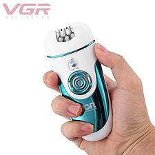 VGR V-700 Cordless Professional 4 in 1 Women Epilator & Shaver for Face, Legs, Underarms & Bikini area with Callus Remover for Wet & Dry