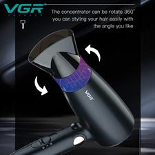 VGR V-439 Professional Foldable Hair Dryer 1600 Watts Cool Shot Button