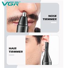 VGR V-613 Ear, Nose & Eyebrow Trimmer Professional USB Rechargeable Nose Trimmer for Men and Women
