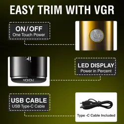 VGR V-986 Professional T-blade Precision Trimmer for Men with 150 Minutes Runtime