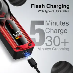 VGR V-656 Professional Hair Clipper for Men – Ceramic & Stainless Steel Blades