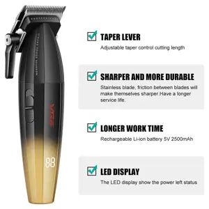 VGR V-003 Professional Salon Quality Hair Clipper - High-Performance 9000 RPM Motor with Turbo Mode