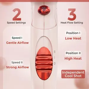 VGR V-428 Foldable Hair Dryer for Men & Women | 1200/1600W DC Motor | Cool Shot Button