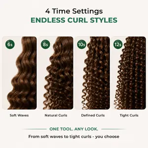 VGR V-583 Professional Electric Hair Curler | Stylish Hair Styling Powerful Automatic Professional Hair Curler | 360° Swivel Cord with 220° C Max Heat Setting