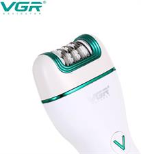 VGR V-728 3In1 Women Epilator Electric Female Shaver Leg Body Hair Removal