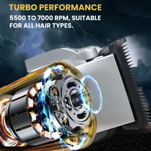 VGR V-006 Professional Hair Clipper, Salon Trimmer with Digital Display