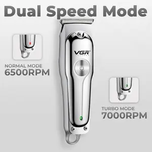 VGR V-071 Professional Beard Trimmer for Men, 2X Fast Charging, USB Type C, 120 Min Runtime
