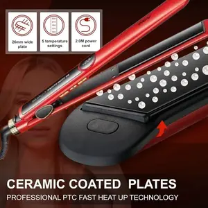 VGR Professional Hair Straightener, 120mm Ceramic Plates