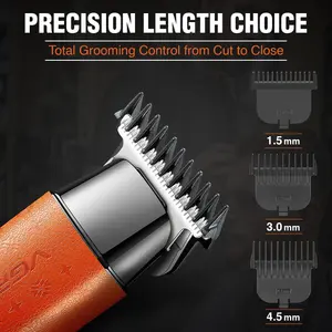VGR V-943 Professional Hair Trimmer for Men | Precision T-Blade Cutting With 100 Min Runtime & Turbo Mode