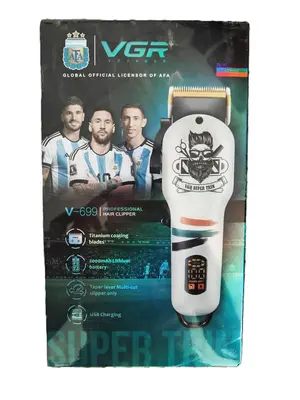 VGR V-699 Salon Series Professional Cordless Hair Clipper with Taper Lever Hair Cutter Grooming Kit
