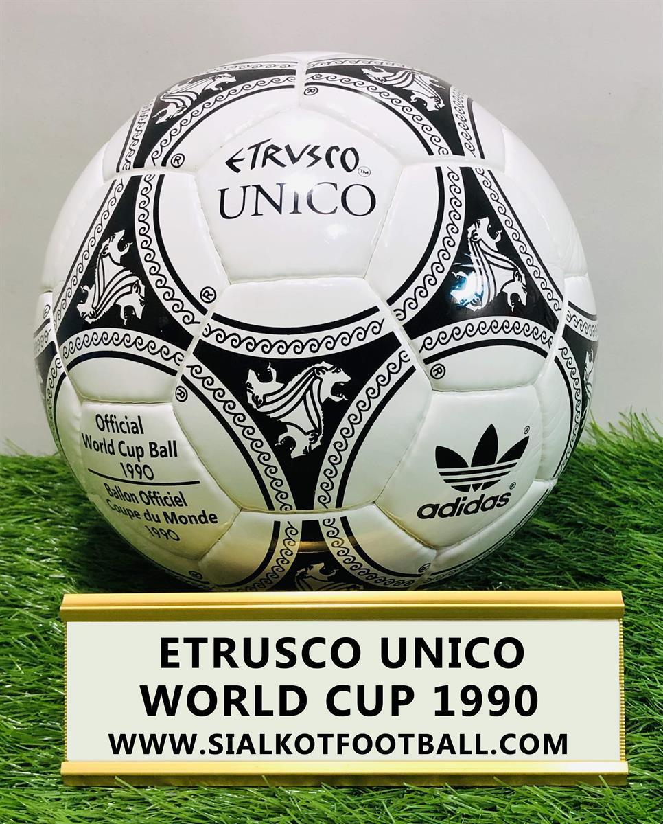 Pallone Etrusco Unico Replica – Taglia 5, Cucito A Mano, Per I Mondiali FIFA 1990! - Foto 3