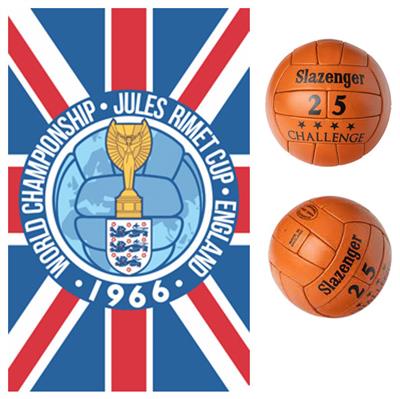 Slazenger 25 FIFA World Cup 1966 Replica Match Handmade Ball Size 5