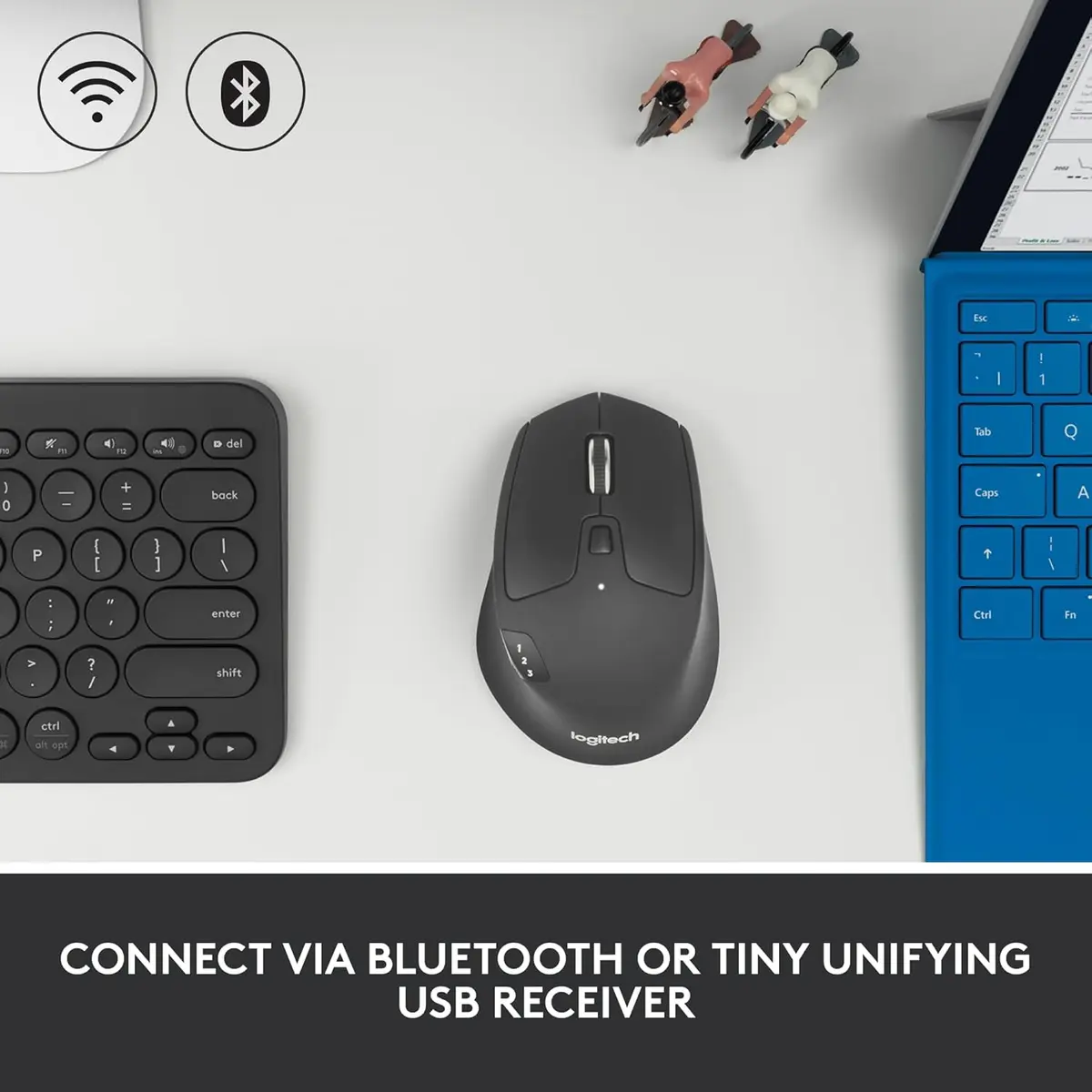 Logitech M720 Triathlon Multi-Device Wireless Mouse - Without Box