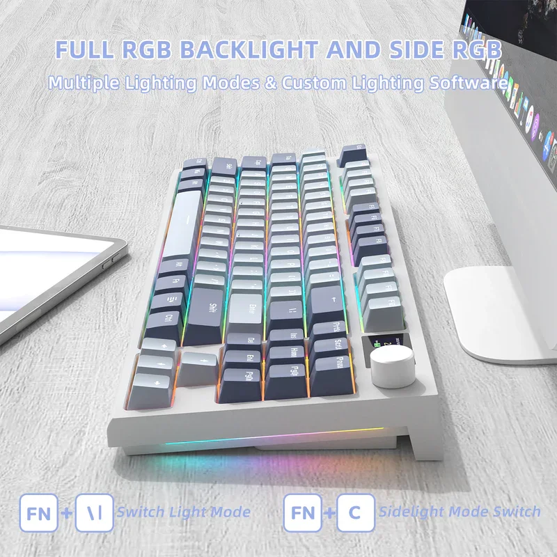 ATTACK SHARK K86 Wireless Mechanical Keyboard with TFT Display