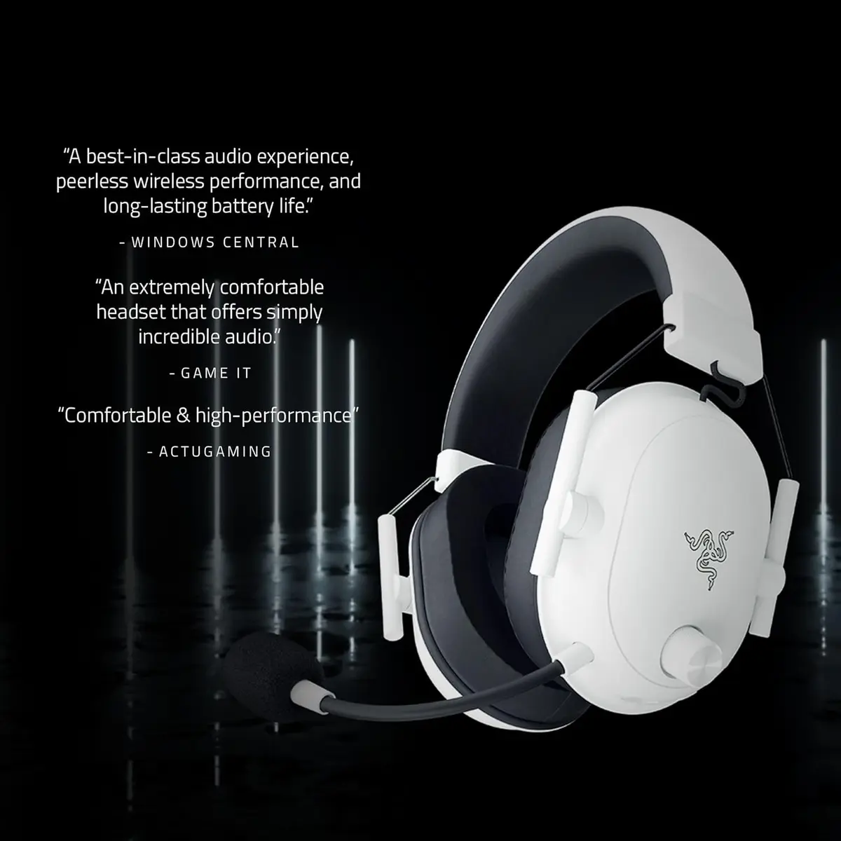 Razer BlackShark V2 HyperSpeed Wireless Gaming Headset (White - Brown Box)