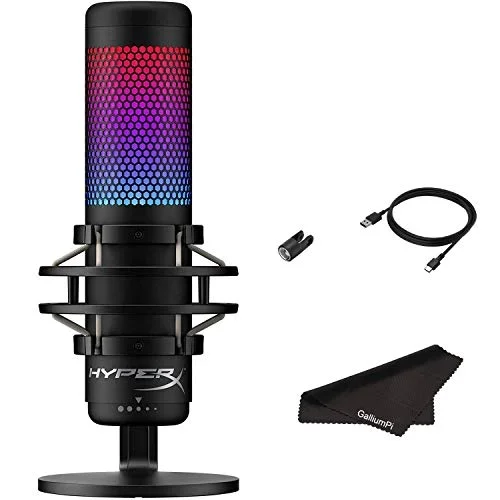 HyperX QuadCast S RGB USB Condenser Microphone - Black