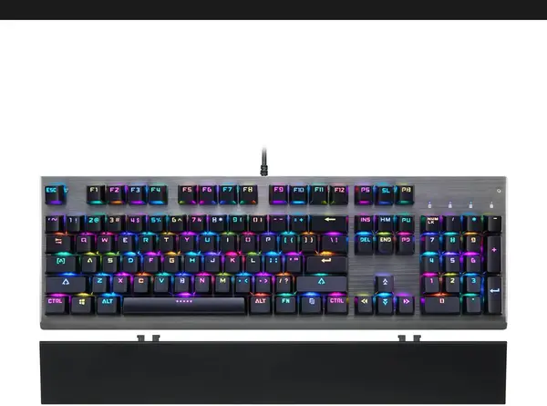 Motospeed CK108 RGB Wired Mechanical Gaming Keyboard | Aluminum Base