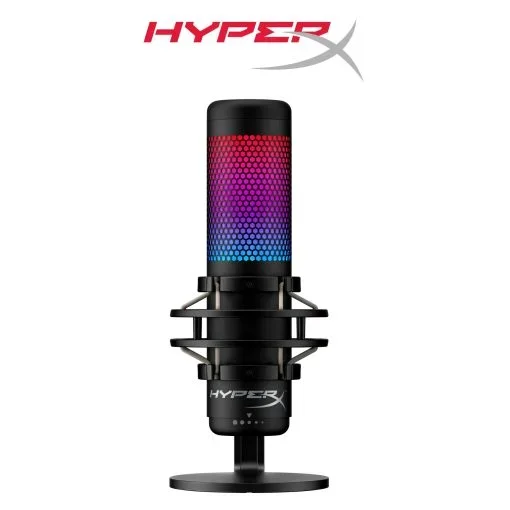 HyperX QuadCast S RGB USB Condenser Microphone - Black