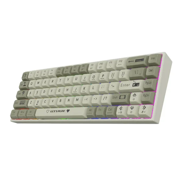 Ajazz AK680 65% Hot-Swappable Mechanical Keyboard | RGB | USB-C | Customizable