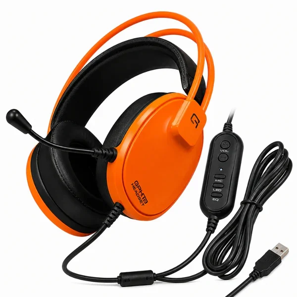 GPTX GH11 Gaming Headset with Digital Controller & Built-In Equalizer