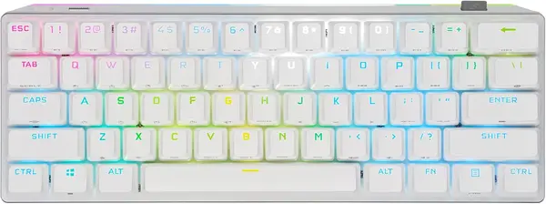 Corsair K70 PRO MINI (Black/White) - Wireless RGB 60% Mechanical Keyboard - WITHOUT BOX