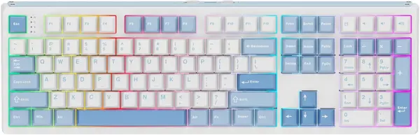 EPOMAKER TH108 | Wireless Mechanical Keyboard | 108 Keys | 8000mAh Battery | Gasket Mount | Hot-Swap