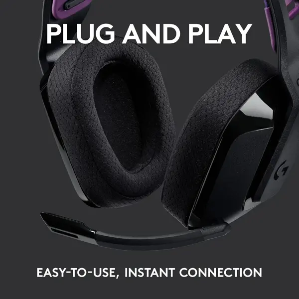 Logitech G535 LIGHTSPEED | Wireless Gaming Headset | 33-Hour Battery | For PC & PS5 - WITHOUT BOX