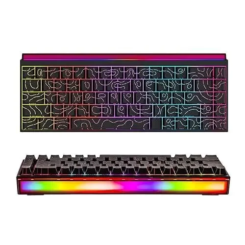 Homoo KF068 RGB Mechanical Gaming Keyboard | Blue Switches | Anti