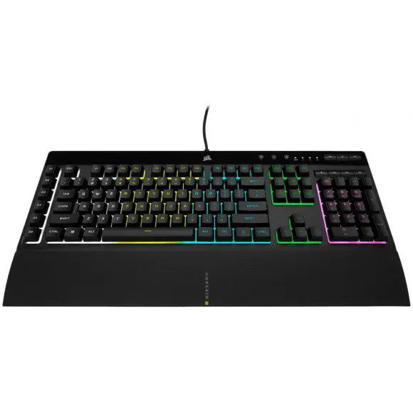 Corsair K55 RGB PRO Gaming Keyboard | Macro Keys | 10-Zone RGB | Spill-Resistant (Without Box)