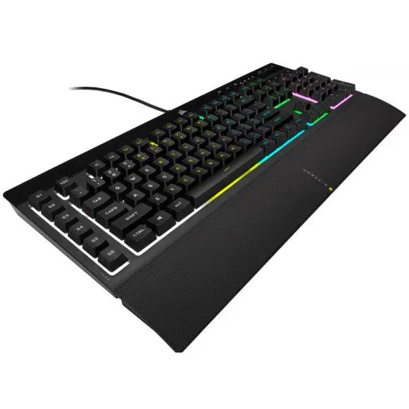 Corsair K55 RGB PRO Gaming Keyboard | Macro Keys | 10-Zone RGB | Spill-Resistant (Without Box)