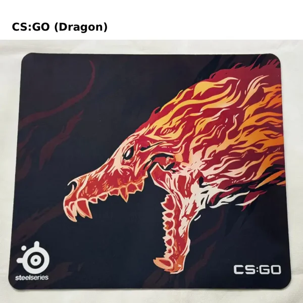 QcK Heavy Large Gaming Mousepad | 450x400mmx6mm | Non-Slip Base 